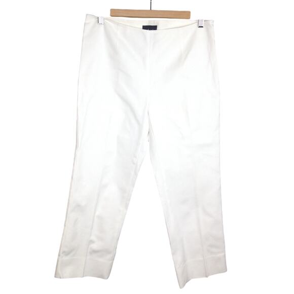 Gallia Moda White High Rise Pants Size 4 - Picture 1 of 9
